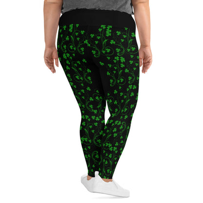 ☘️ Irish Shamrock Plus Size Leggings ☘️