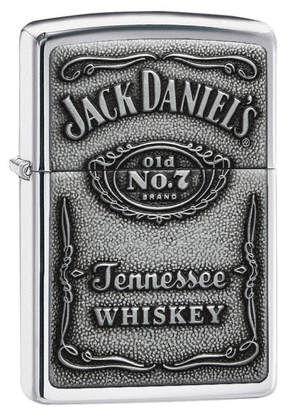 250JD, Jack Daniel's Tennessee Wiskey, Emblem, High Polish Chrome, Classic Case