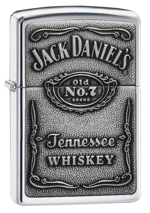 250JD, Jack Daniel's Tennessee Wiskey, Emblem, High Polish Chrome, Classic Case