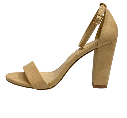 Just Fab Women's Makemba Block Heeled Sandal