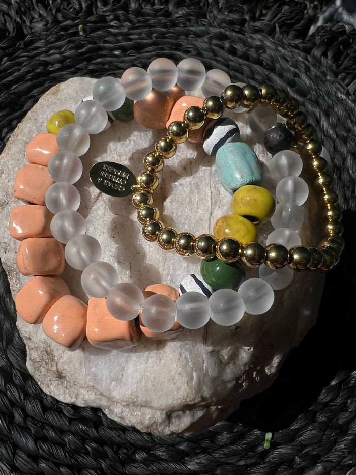 Just Peachey Bracelet Stack