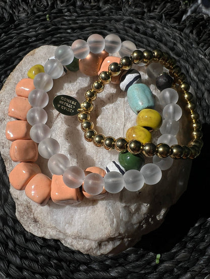 Just Peachey Bracelet Stack