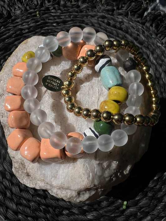 Just Peachey Bracelet Stack