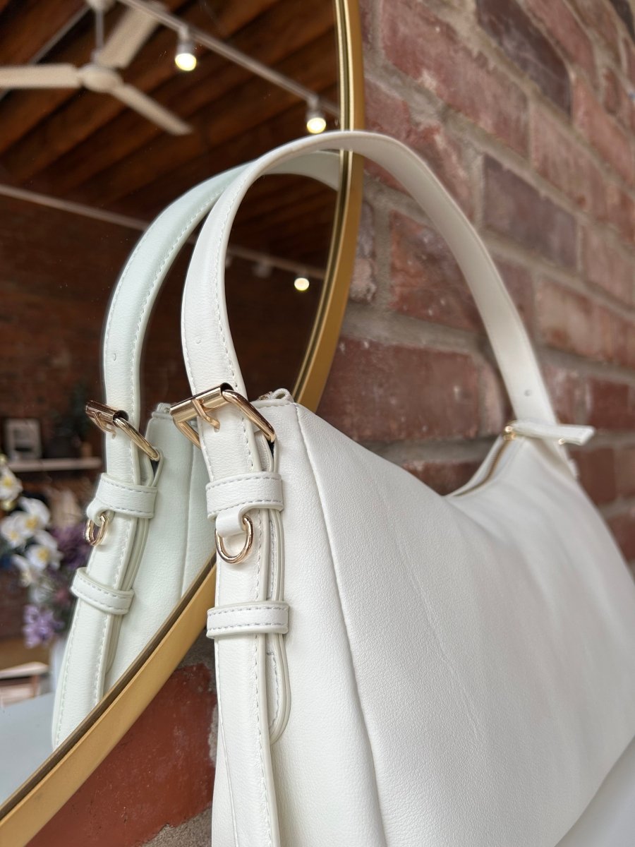 Kora Bone Leather Shoulder Bag