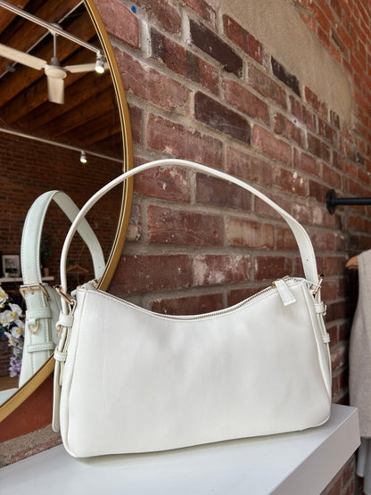Kora Bone Leather Shoulder Bag