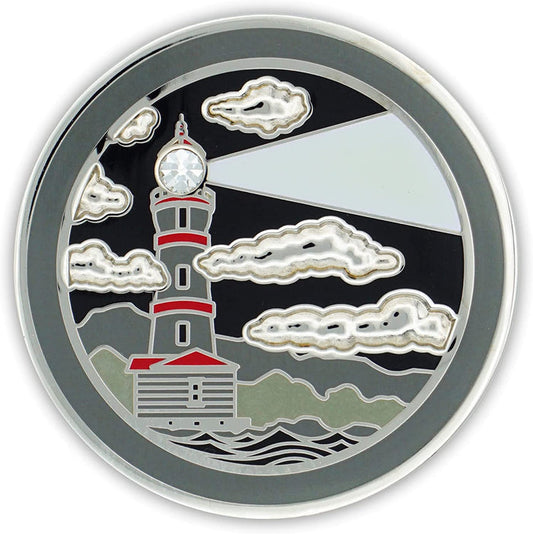 Lighthouse Glow in the Dark AA/NA Affirmation Sobriety/Recovery Medallion