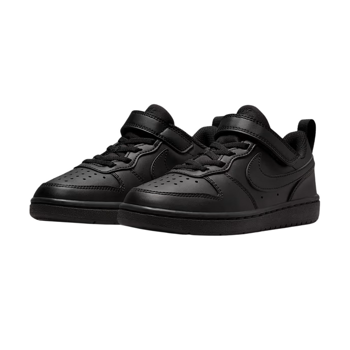 Nike Little Kids' Court Borough Low Recraft Shoes – Black DV5457-002