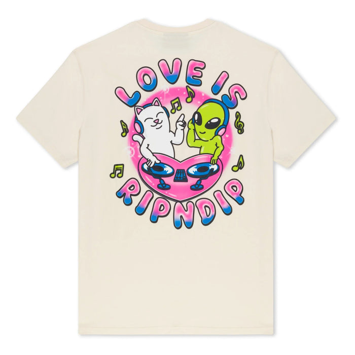 Love Is Ripndip Tee (Natural) - Camiseta - Four Street