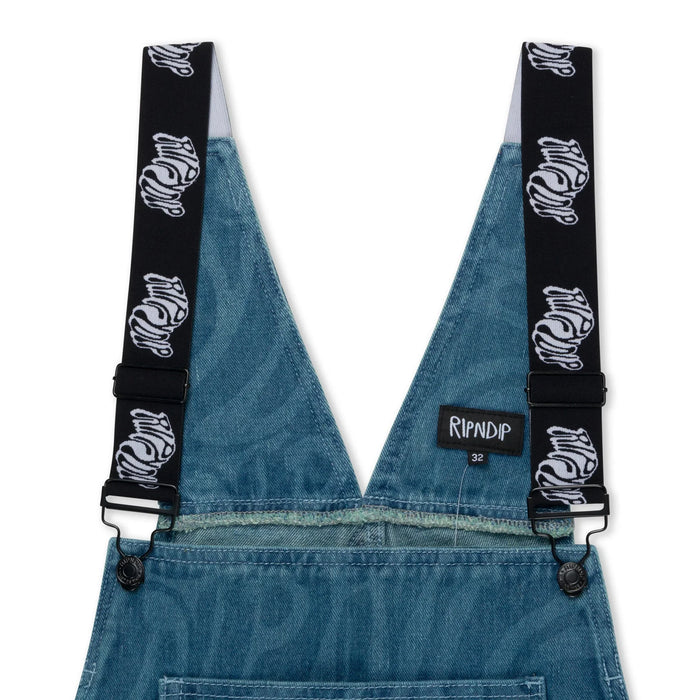 Macacão Wilshire Denim Overalls (Medium Wash) - Four Street