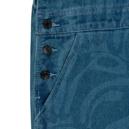Macacão Wilshire Denim Overalls (Medium Wash) - Four Street