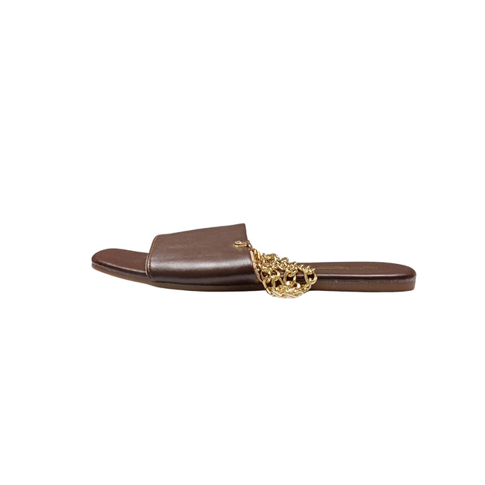 Mata Brown Women's Leather Sandal