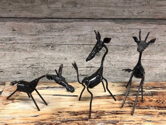 Metal giraffe