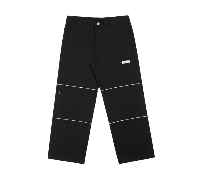 Minimal Twill Pants in Black - Four Street