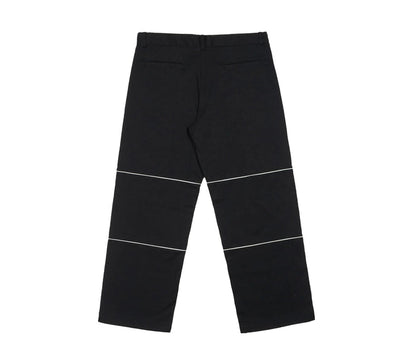 Minimal Twill Pants in Black - Four Street