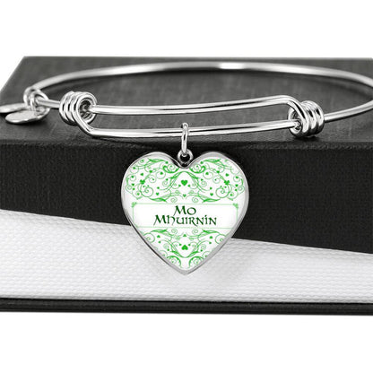My Beloved (Mo Mhuirnín in Irish) Bangle Bracelet