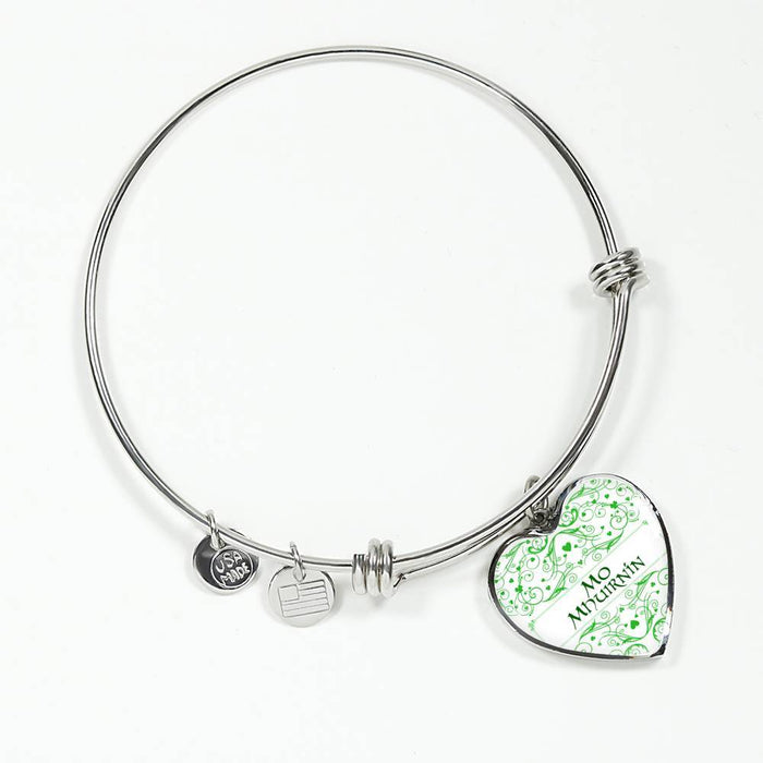 My Beloved (Mo Mhuirnín in Irish) Bangle Bracelet