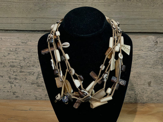 Necklace- cowhorn charms