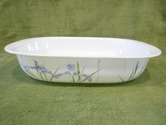 ❤️ NEW Corelle SHADOW IRIS 3-Qt OBLONG Casserole 13x11 Lightweight Bake Dish