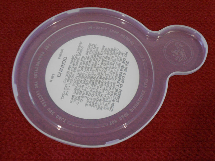 ❤️ NEW CorningWare 150-PC Sheer Clear STORAGE COVER Tab Handle for GRAB-IT BOWL