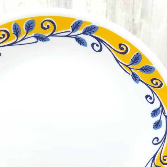 ❤️ NRM Corelle CASA FLORA Choose: 10.25" DINNER or 8.5" LUNCH PLATE Blue Yellow