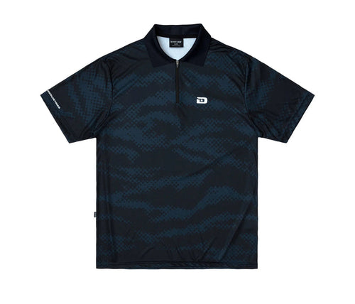 OG Camo Polo In Navy - Four Street