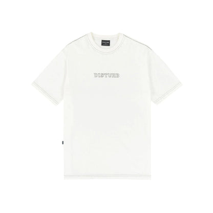 Outline Logo T-Shirt in Off-White - Four Street