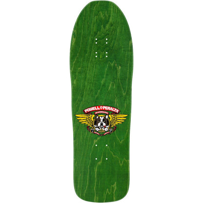 Powell - Frankie Hill Bulldog Green/Gold Foil Deck (9.95")
