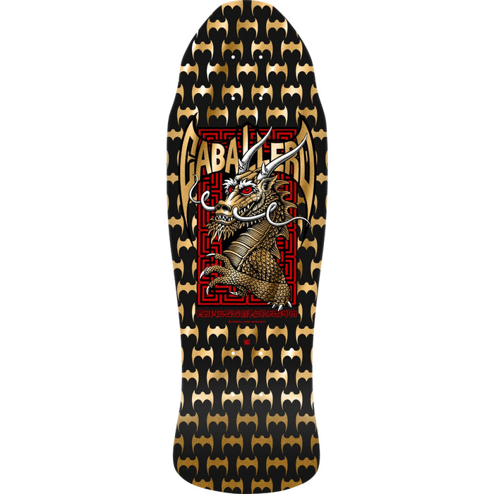 Powell - Steve Caballero Street Reissue Black/Gold Foil Deck (9.625")