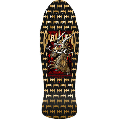 Powell - Steve Caballero Street Reissue Black/Gold Foil Deck (9.625")