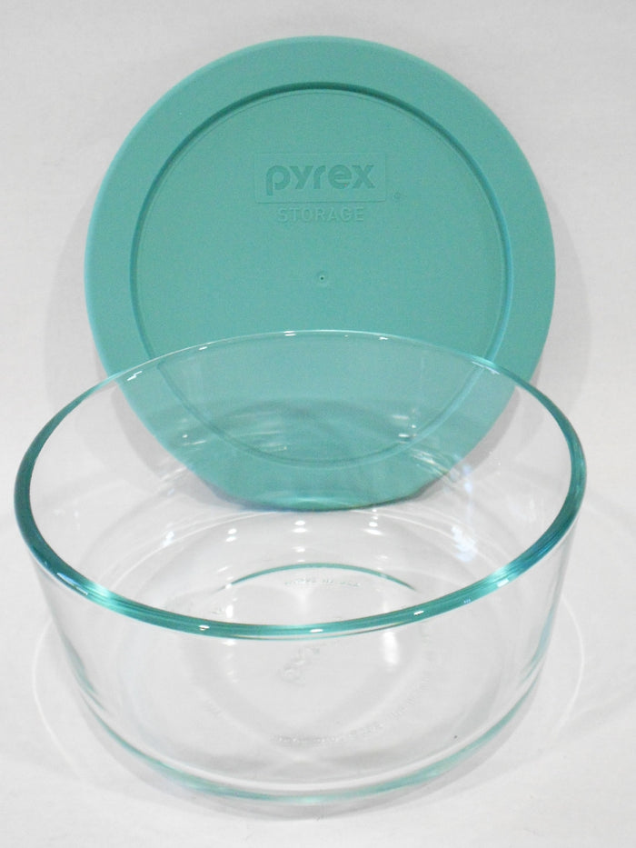 ❤️ PYREX 4 Cup Choose: DUSTY GREEN or AMP BLUE Storage Bowl & Plastic COVER 7201