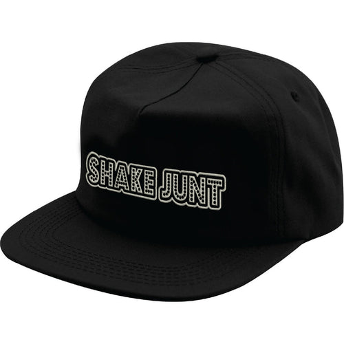 Shake Junt - Stretch Logo Snapback Hat (Black)