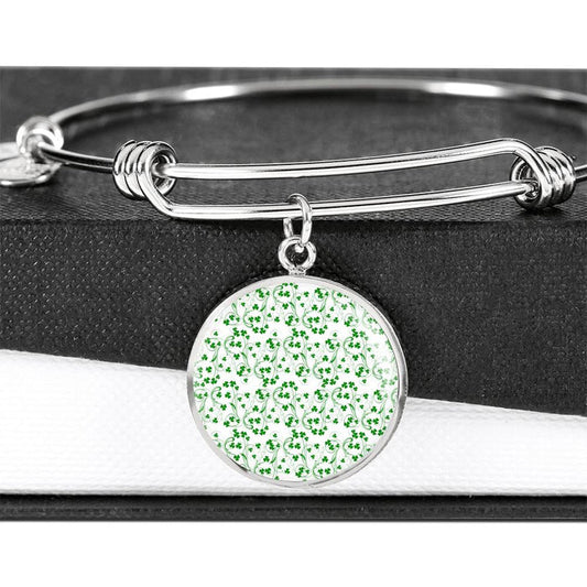 ☘️ Shamrock Vine Bangle Bracelet ☘️