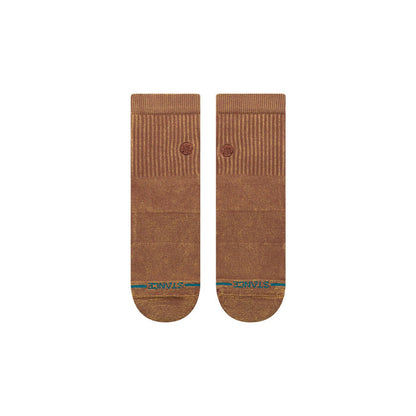 Stance - Icon Washed Quarter Sock (Brown)