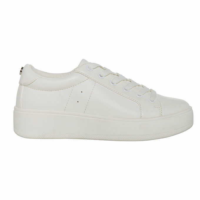 Steve Madden Women's Classic Court Sneaker White Shoes 14281