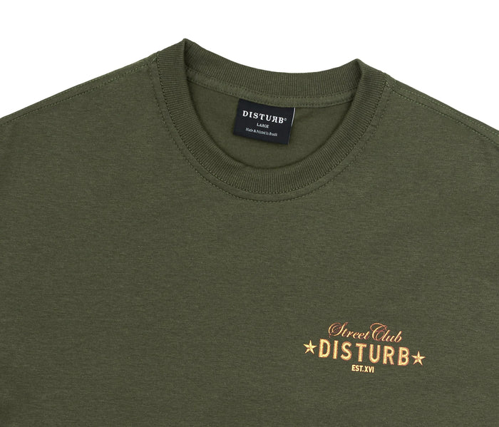 Street Dice T-Shirt In Dark Green - Four Street