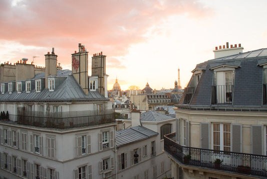 Sunset over the Parisian Rooftops on St Germain - Every Day Paris
