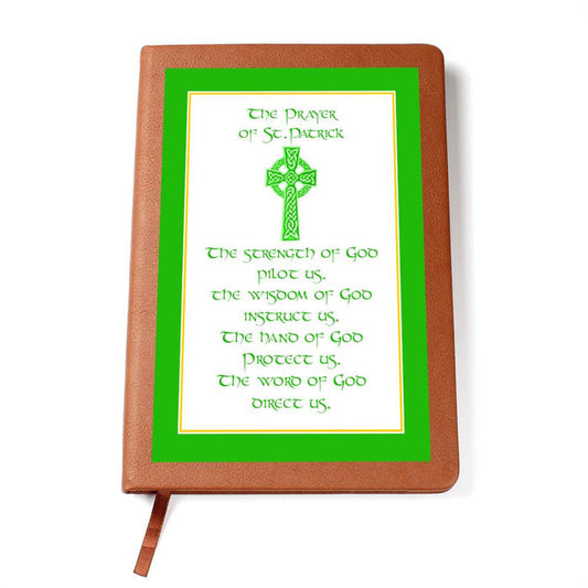The Prayer of St. Patrick Leather Journal