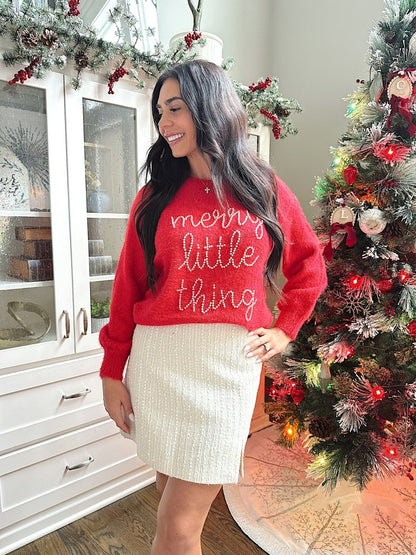 Very Merry Red Christmas Sweater