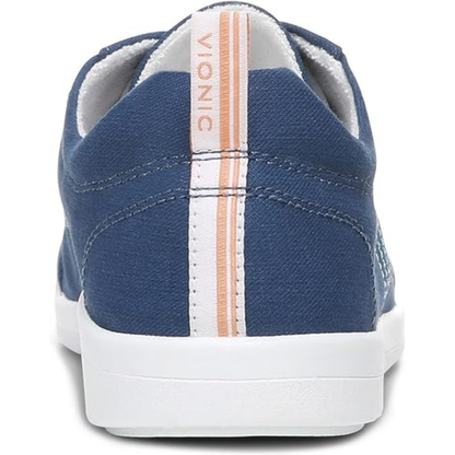 Vionic Beach Stinson Women’s Canvas Lace-Up Sneakers – Comfort Shoes