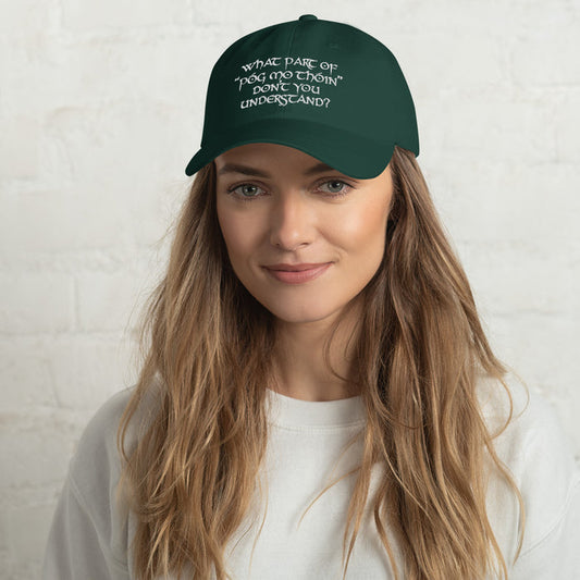 ☘️ What Part Of "Póg Mo Thóin" Don't You Understand? Embroidered Unisex Classic Cap ☘️