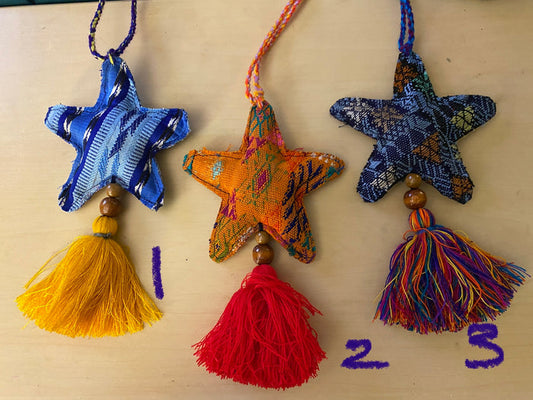 Wipil star ornament - MORE COLORS
