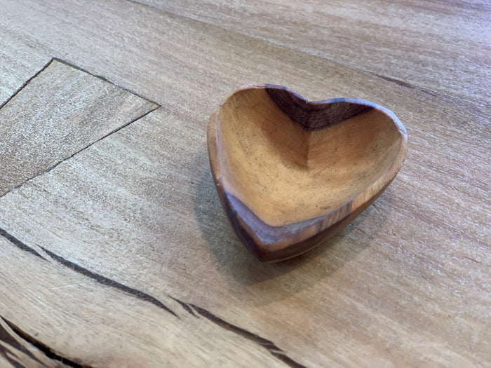 Wooden Heart Bowl - Small