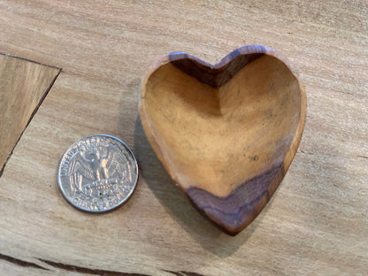 Wooden Heart Bowl - Small
