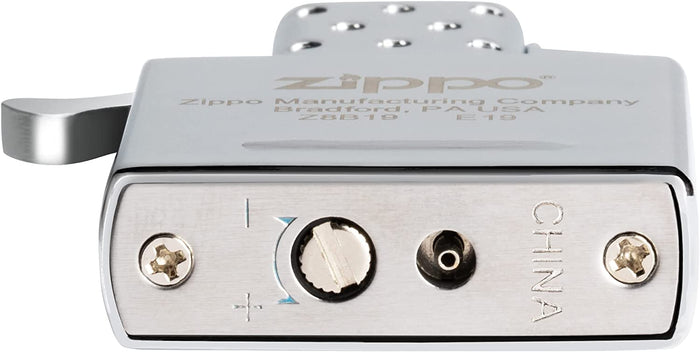 Zippo 65826 Butane Lighter Insert - Single Torch, Chrome